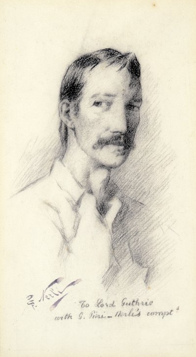 Robert Louis Stevenson by Count Girolamo Pieri Nerli